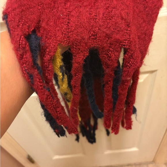 Man of Aran Plaid Shawl & Scarf Made in Ireland OS & NWT!! - Picture 8 of 16